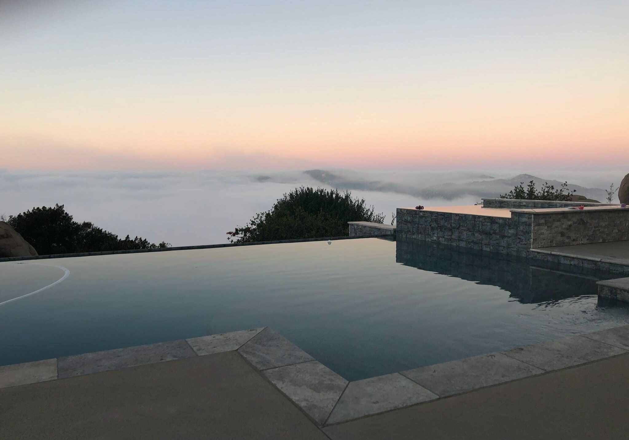 Infinity Pool Built By Bluefin Pools in Texas