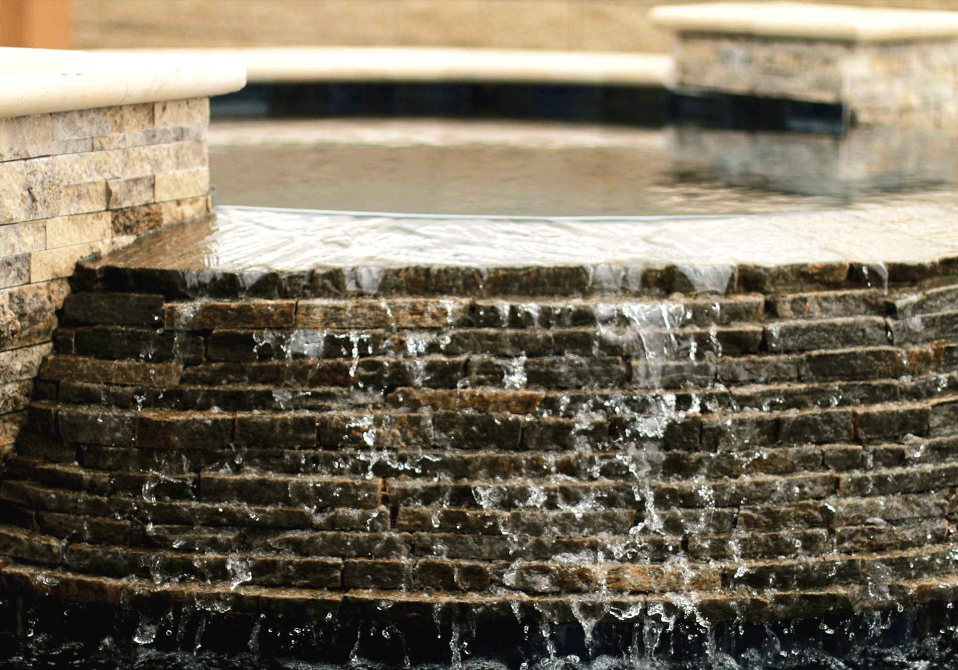 Spa Built By Bluefin Pools in Texas